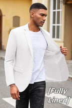 COOFANDY Mens Casual Blazer Slim Fit Suit Jacket Lightweight Knit Sport Coat Two Button Blazer Jacket