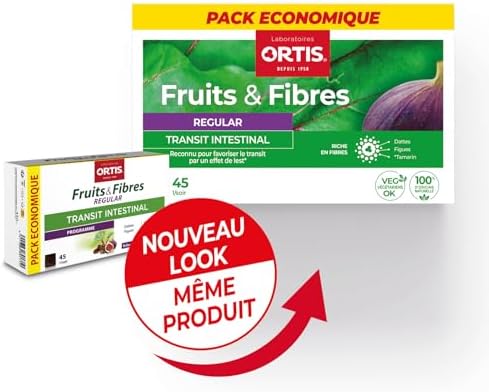 Ortis Fruits & Fibres Regular 45 Squares to Chew