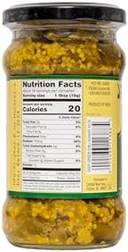 Deep Authentic Indian Spice Mix Blend Green Chilli Pickle - 10 Oz | Ready to Use Rich Aroma and Taste of Achar | Mango, Fenugreek, Mustard, Asafoetida | Vegetarian | No Artificial Colours