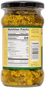 Deep Authentic Indian Spice Mix Blend Green Chilli Pickle - 10 Oz | Ready to Use Rich Aroma and Taste of Achar | Mango, Fenugreek, Mustard, Asafoetida | Vegetarian | No Artificial Colours
