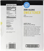 Amazon Brand - Happy Belly Zero Calorie Yellow Sucralose Sweetener Powder Packet, 1000 count (Previously Sugarly Sweet), 2.2 pound (Pack of 1)