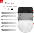 Adult Incontinence Underwear Women Waterproof Underwear for Men Leak Proof Underwear Rubber Pants for Adults Incontinence Washable Plastic Pants for Adult Diapers Leakproof Diaper Cover M