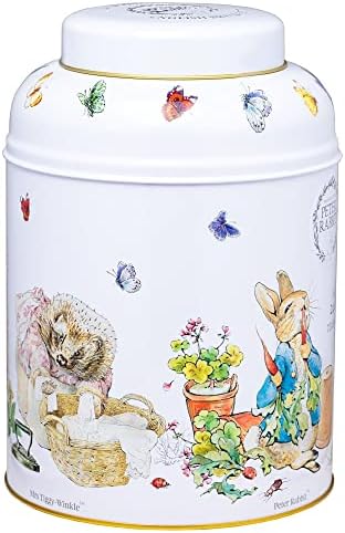 New English Teas Beatrix Potter Peter Rabbit Tea Caddy with 240 English Breakfast Teabags