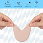 4 Pairs Ballet Toe Pads with Long and Short Styles, Toe Pads for Pointe Shoes, Ballet Toe Pads, Comfortable Cushioning for Ballerinas, Skin Tone and White Options