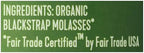 Wholesome FT Organic Molasses 32oz Bottle, 1-Pack