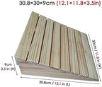 Bu Qi - US Loading Ramps, Threshold Ramp, Door Threshold Ramp Wood, Doorways/Entrance/Curb Ramp for Wheelchair & Scooter, Home Portable Non Slip Wedge Ramp (Size : 30.8x30x9cm)