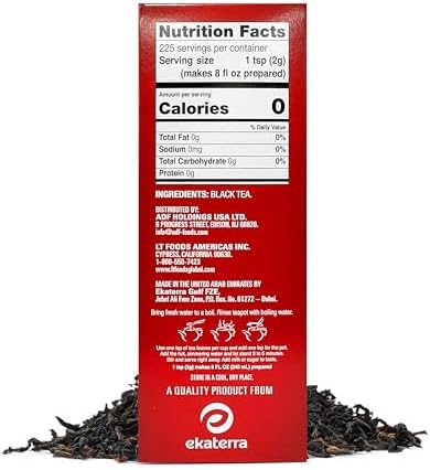Brooke Bond Red Label Black Tea | Loose Tea | Suitable for Indian Chai & Milk | Aromatic & Refreshing Flavor | 450 Grams (Pack of 2)