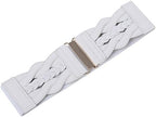 GRACE KARIN Women's Elastic Wide Belts Vintage Stretchy Belt Retro Fashion Cinch Belts for Dresses