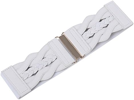 GRACE KARIN Women's Elastic Wide Belts Vintage Stretchy Belt Retro Fashion Cinch Belts for Dresses