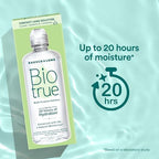 Biotrue Contact Solution, Multi-Purpose Solution with Lens Case, Cleans, Conditions, Hydrates, Disinfects, Removes Protein, Dirt & Debris, Contact Lens Cleaner & Storage, 2 Fl Oz (Pack of 1)
