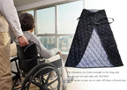 DKULMN Winter Wheelchair Blanket, Mobility Scooter Leg Blanket, Wheelchair Warm Cover Aldult Keep Warm Windproof Lower Body Leg Cozy Cover for Wheelchair and Mobility Scooter,B