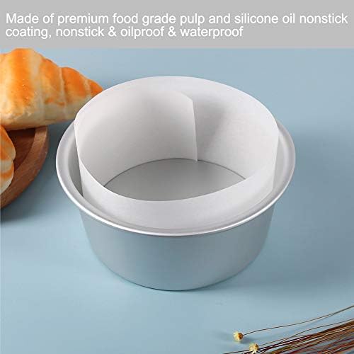 Cake Pan Liner, Nonstick Parchment Paper Liner Roll for Cake Pan, Springform Pan (4in x 164ft)