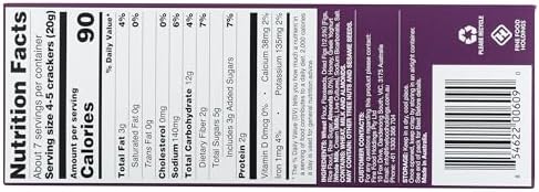 Olina's Bakehouse Seeded Crisps FIG and ALMOND 5.3 oz (3 pack) crackers. Loaded with fruit and nuts!