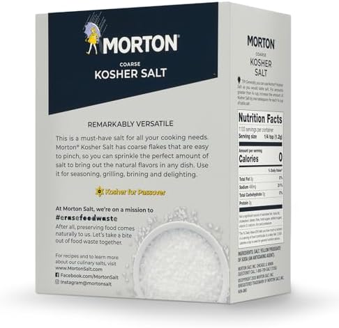 Morton, Salt Kosher, 48 Ounce
