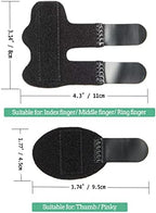 5 Pcs Trigger Finger Splint , Finger Brace for Straightening or Support for Fingers,Thumb Brace, Broken Finger Protector, Broken Fingers Straightening,Pain Relief, Suitable for thumb, Index, Middle, Ring, Pinky