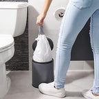 Plasticplace Custom Fit Trash Bags, Compatible with simplehuman Code R (200 Count) White Drawstring Garbage Liners 2.6 Gallon/ 10 Liter 16.5" x 18"