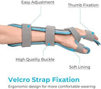 Resting Hand Splint Hand Brace with Finger Support Hand Splint for Pain Relief Carpal Tunnel Wrist Brace Day & Night Support Wrist Guard for Arthritis,Fracture,Sprain,Injury,Tendonitis, 16.5in