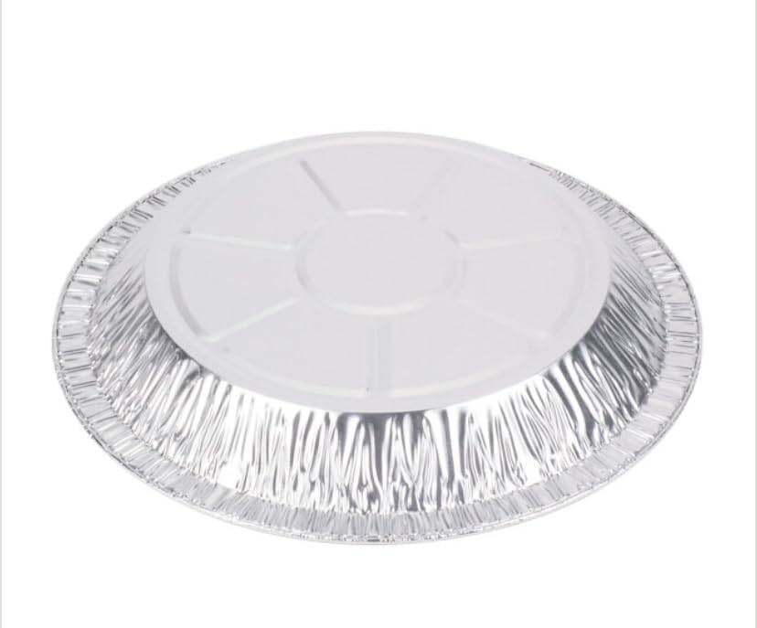 ProPac & Seal 9" Aluminum Foil Pie Pans 1 1/4" Extra Deep - Made in USA Disposable Tins Pack of (25)