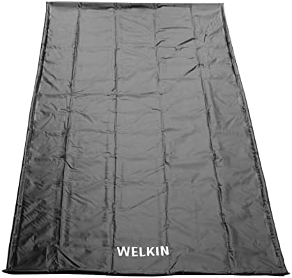 WELKIN Containment Mat,(7'9" x 16'),Non-Slip Garage Floor Mat - Heavy Duty Waterproof Protection from Snow, Rain and Mud for Cars