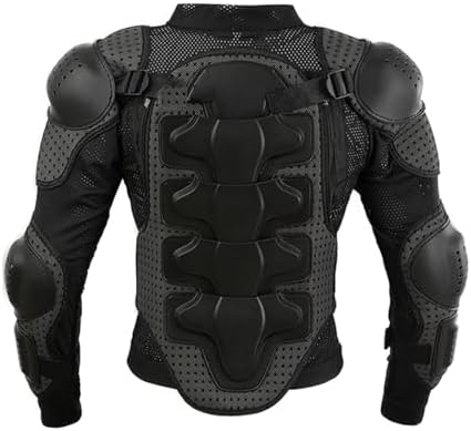 Kids Motorcycle Armor Jacket Spine Chest Protection Dirt Bike Suit Children Full Body Gear Motocross for Cycling Racing Ski