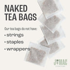 J Mac Botanicals, Organic Lemongrass Tea Bags (100 Count), Certified by Organic Certifiers, Inc. - Quality Tea From Nile Valley, Egypt, Packaged in the USA