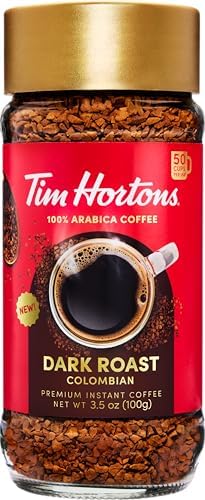 Tim Hortons Dark Roast Instant Coffee 3.5oz Jar