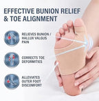 2-Pack Bunion Corrector for Women & Men, Big Toe Straightener with Splint & Pads, Instant Pain Relief & Hallux Valgus Support,All-Day Wear, Shoe-Friendly Comfort, Beige