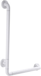 Shower Safety Grab Bar for Elderly, Anti Slip Bathroom Grip Handle with Luminous Circles, Wall Mount Bathtub Hand Rail, Tub Mobility Aid Equipment,White-40x60cm/16x24in