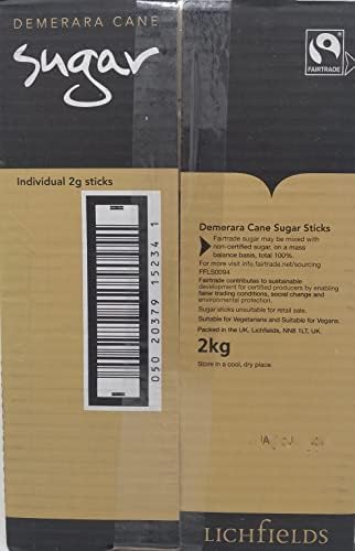Lichfield 500 Demerara Sugar Individual Stick Sachets