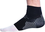 Pro-Tec Athletics Foot Sleeve, Medium, Arch Support, PF Sleeve, Compression Brace, Foot Support, Arch & Heel Support, Men & Women, Plantar Fasciitis Pain Relief, Easy to Use, Working Out, Medium