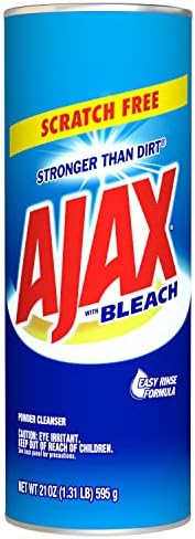 Ajax Powder Cleanser with Bleach - 21 ounce (Pack of 12)
