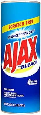 Ajax Powder Cleanser with Bleach - 21 ounce (Pack of 12)