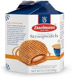 DAELMANS Caramel Stroopwafels - Authentic Soft Toasted Dutch Waffles, Cinnamon, Bourbon Vanilla, Certified Kosher Dairy - 8.11 Ounce (Pack of 1)