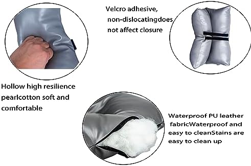 Bedside Commode Seat Cushion 16" x 16", Waterproof Soft Pad Cover Commode Chair, Universal Fit Commode Cushion for Elderly