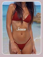 sosusu Cotton Underwear G-string Thong for Women Micro Sexy Ladies Panties Comfortable Stretch Low Rise 6 Pack