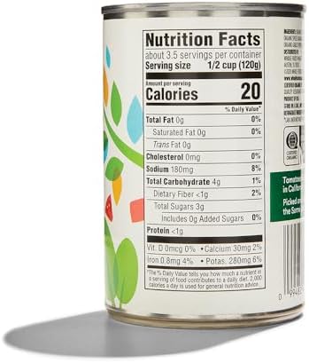 365 by Whole Foods Market, Organic Diced Tomatoes with Basil, Garlic, & Oregano, 14.5 Ounce