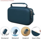 Elonbo Carrying Case for Portable Handheld Inhaler Nebulizer Machine for Adults and Kids, Asthma Inhaler Travel Case, Handheld Mesh Atomizer Machine Holder, Inhaler Spacer Bag, Dark Blue