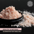 Pride Of India - Pure Himalayan Pink Salt - Enriched w/ 84+ Natural Minerals, Fine Grind 2.2 Pound (35.2 oz.) Jar - Himalayan Salt, Himalayan Pink Salt, Pink Himalayan Salt, Grind Salt, Pure Rock Salt