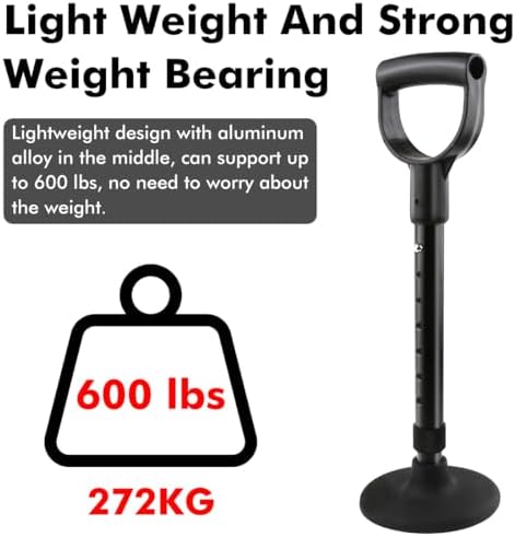 Mobility Aids Tool, Adjustable Mobile Standing Aid, Portable Aid for The Elderly, Device to Assist The Elderly in Getting Up from The Floor or Ground, Suitable for People with Knee Problems