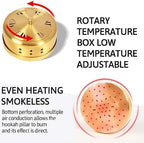 Moxibustion Box, Smokeless Metal Moxa Box Tool for Home Use – Reusable Copper Moxibustion Device with Fabric Cover