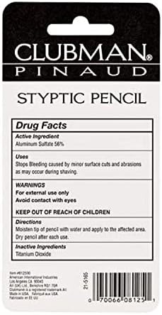 Clubman Styptic Pencil Jumbo (3 Pack)