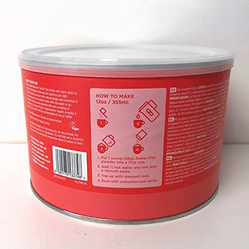 Zuma Spiced Chai (Vegan) (1kg tin)
