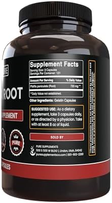 PURE ORIGINAL INGREDIENTS Suma Root (365 Capsule), No Magnesium or Rice Fillers, Always Pure, Lab Verified