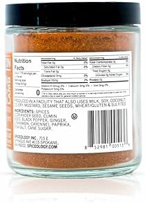 Spiceology - Tandoori Glory - Indian Masala Blend - Curry Spices and Seasonings - Use On: Chicken, Vegetables, Lamb, Marinades, Pork, Seafood, Nuts, Beef, Tofu - 4.4 oz