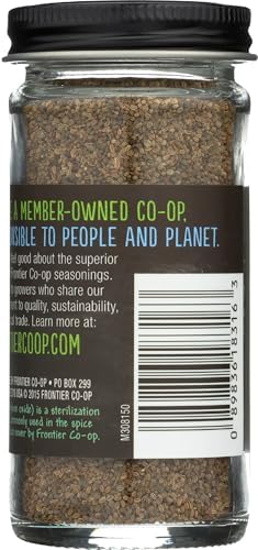 Frontier Co-op Whole Celery Seed, 1.83 Ounce Bottle, Great Texture in Salads, Key in Ethnic Dishes and Pickling, Kosher