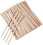 300/600/1200 Pieces Disposable Wood Stick Beauty Spatulas Log Hair Removal Wax Coating and Eyebrow Trimming Wooden Stick (600pcs)