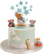 Stork Baby Blue Figure