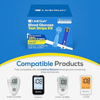 100 Blood Glucose Test Strips & 100 Lancets Kit, Compatible with G-425-1,G-425-2V, G-425-3, G-427B Glucose Monitor, Accurate Diabetes Testing Supplies, Diabetic Blood Test Strips (No Meter Included)