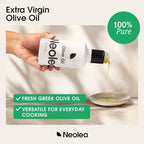 Neolea Greek Extra Virgin Olive Oil – Single Origin, Early Harvest, High Polyphenol – From Koroneiki Olives Hand Picked in Greece – Fresh Aromatic Cooking Oil & Finishing Dishes – 8.45 fl. oz / 250ml