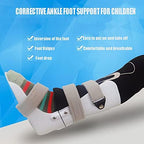 HUANGJUN Children's Foot Drop Orthosis, Kids Foot Splint, Children's Drop & Ankle Foot Support for Apatients Whose Ankle Joints Be Fixed,Left,S, Right